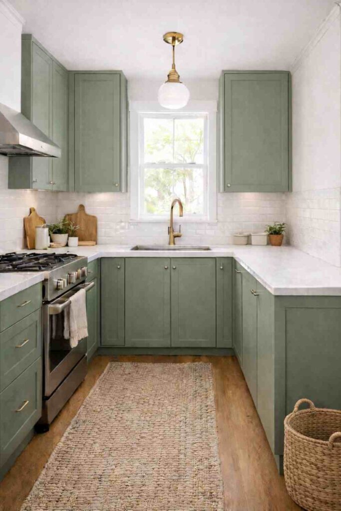 Green Kitchen Cabinet Ideas