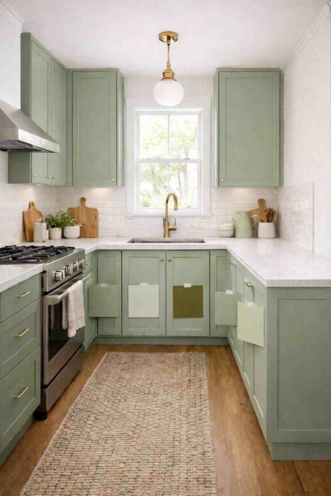 Green Kitchen Cabinet Ideas
