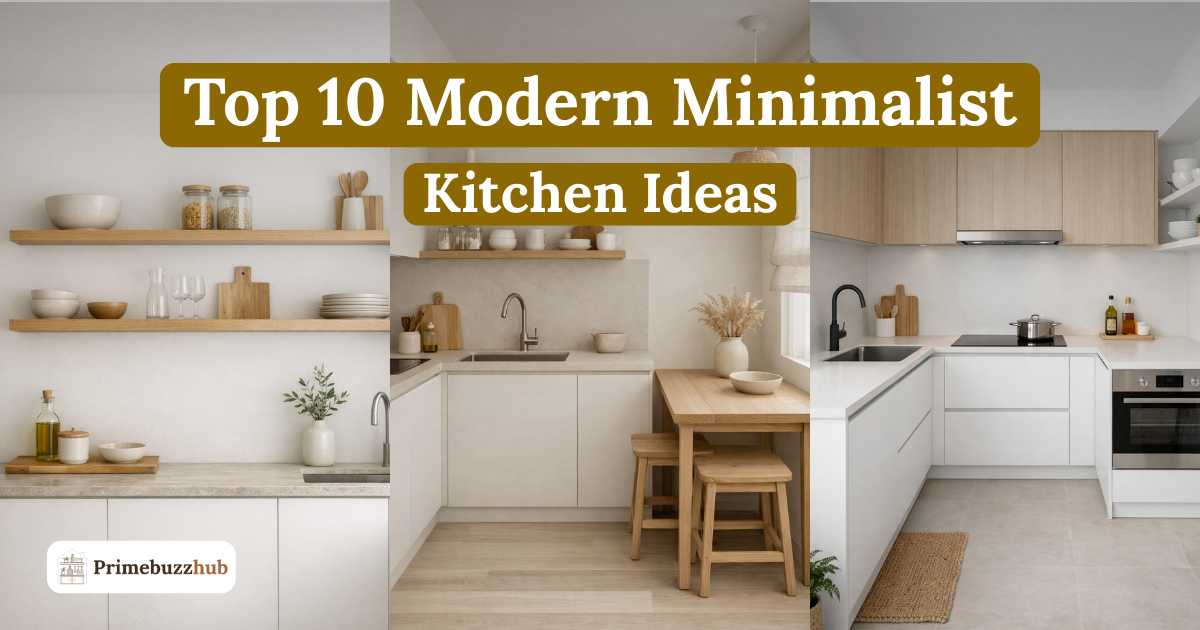 Top 10 Modern Minimalist Kitchen Ideas Designers Recommend